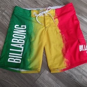 Billabong rasta bermuda board shorts